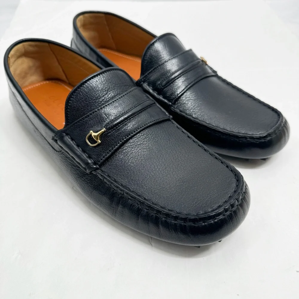 GUCCI  Horsebit Moccasin Quentin Driving Loafers 752621 D3V00 New in Box 🔥🔥😳 - Picture 4 of 15